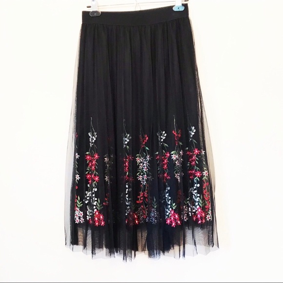 Moon Collection Dresses & Skirts - Moonlight Collections Embroidered Tulle Skirt